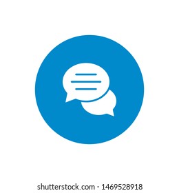 Chat icon. Chat Message Bubbles. Chat Symbol