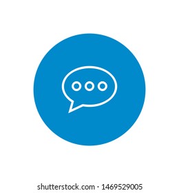 Chat icon. Chat Message Bubbles. Chat Symbol