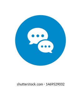 Chat icon. Chat Message Bubbles. Chat Symbol