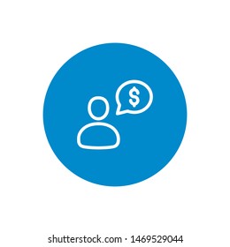 Chat icon. Chat Message Bubbles. Chat Symbol