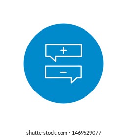 Chat icon. Chat Message Bubbles. Chat Symbol