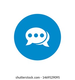 Chat icon. Chat Message Bubbles. Chat Symbol