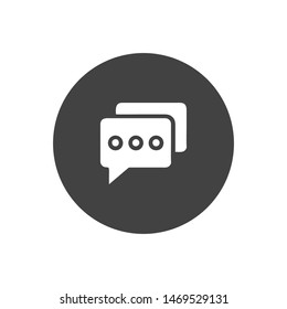 Chat icon. Chat Message Bubbles. Chat Symbol