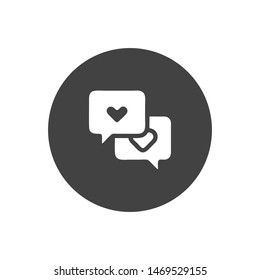 Chat icon. Chat Message Bubbles. Chat Symbol
