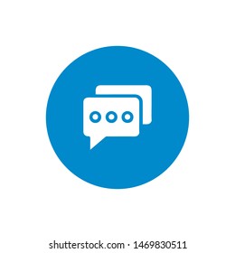 Chat icon. Chat Message Bubbles. Chat Symbol