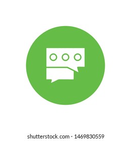 Chat icon. Chat Message Bubbles. Chat Symbol