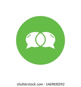 Chat icon. Chat Message Bubbles. Chat Symbol