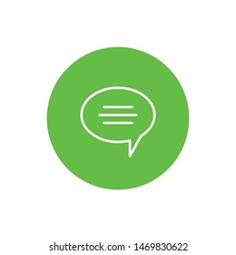 Chat icon. Chat Message Bubbles. Chat Symbol