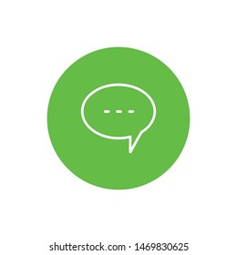 Chat icon. Chat Message Bubbles. Chat Symbol