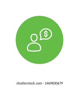 Chat icon. Chat Message Bubbles. Chat Symbol