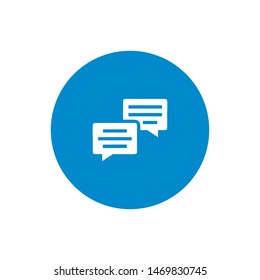 Chat icon. Chat Message Bubbles. Chat Symbol