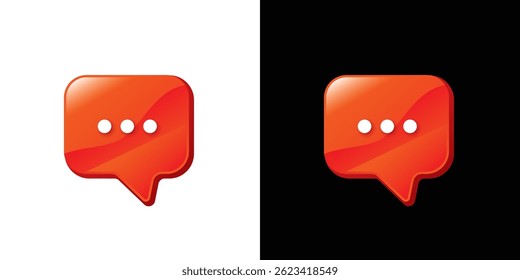 Chat icon. Message icon. Original vector illustration in vintage style. Hand drawn, not AI