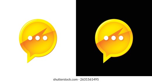 Chat icon. Message icon. Original vector illustration in vintage style. Hand drawn, not AI