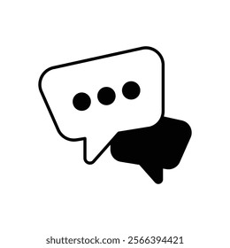 Chat icon. Network icon design. vector graphic