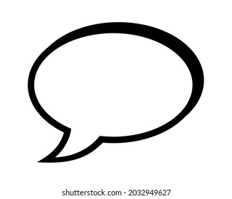 icono de chat sobre fondo blanco