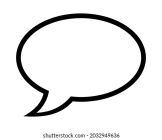 chat icon on white background