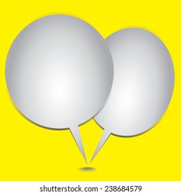  Chat Icon on yellows background