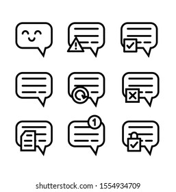 Chat Icon Pack For Your Next Ilustration