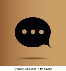 Chat icon, chat icon picture, chat icon flat