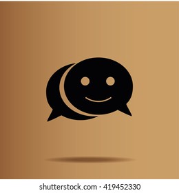 chat icon picture, chat icon flat,