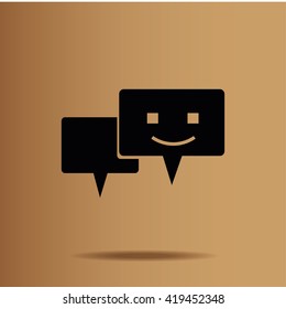 chat icon picture, chat icon flat,