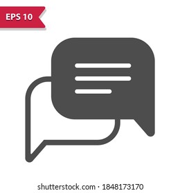 Chat Icon. Professional, pixel perfect icon, EPS 10 format.