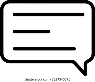 The chat icon represents communication and exchange of ideas between people. It is often used in messaging apps, social media platforms, and chatbots to indicate that a conversation is taking plac