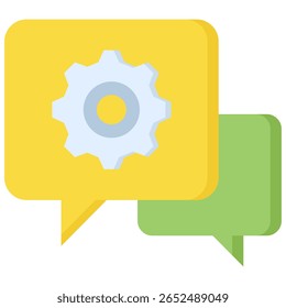 Chat Icon. Chat service icon symbol. Vector illustration