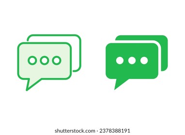 Chat icon set. speech bubble icon. comment icon vector. message. contact us