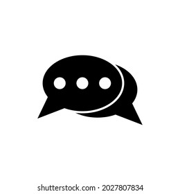 chat icon set vector sign symbol