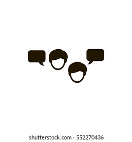 chat icon. sign design