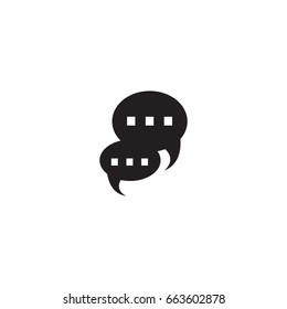 chat icon. sign design