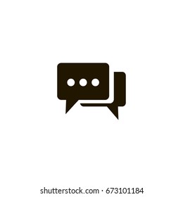 chat icon. sign design