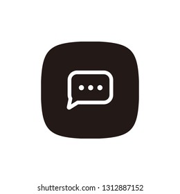 Chat icon sign symbol
