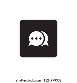 Chat icon sign symbol vector