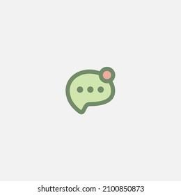 Chat icon sign vector,Symbol, logo illustration for web and mobile