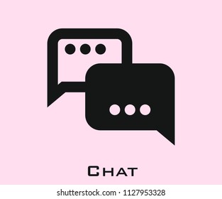 Chat icon signs