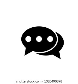 Chat icon, sms icon, comments icon, speech bubbles Icon vector illustration