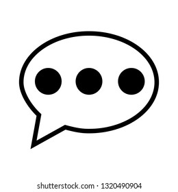 Chat icon, sms icon, comments icon, speech bubbles Icon vector illustration