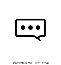 Chat icon , speak , talk vector sign design
