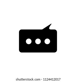 Chat icon , speak , talk vector sign design