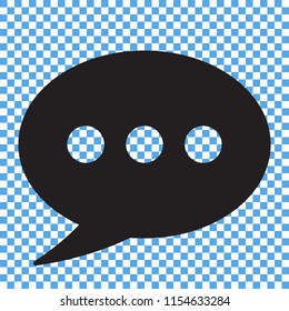 Chat icon, speech icon