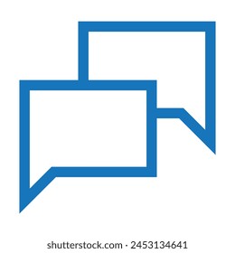 chat Icon. Chat Icon.  Speech Bubble, Live Chat, Message, Comment. Chat icon vector isolated on white background.