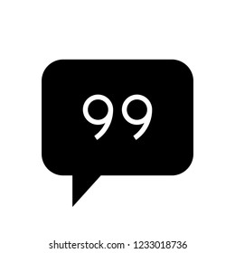 Chat Icon. Speech Bubble Sign. Conversation, Communications Symbol.