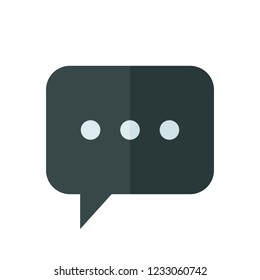 Chat Icon. Speech Bubble Sign. Conversation, Communications Symbol.