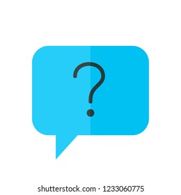 Chat Icon. Speech Bubble Sign. Conversation, Communications Symbol. Question Icon