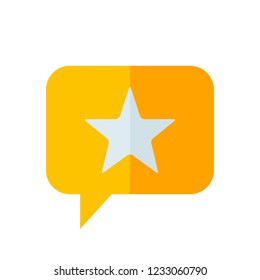 Chat Icon. Speech Bubble Sign. Conversation, Communications Symbol. Favorite Icon