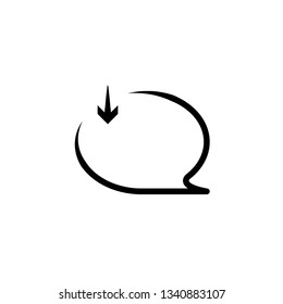 Chat Icon. Speech Bubble Sign. Conversation, Communications Symbol. Download Icon
