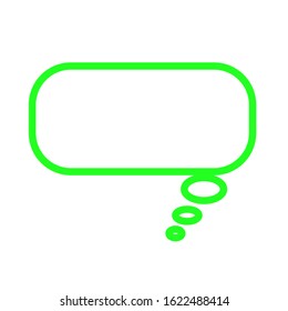 Chat icon. Speech Bubble sign symbol isolated 