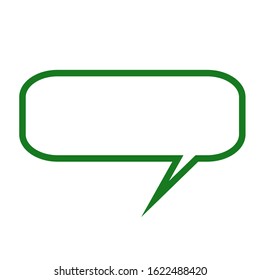 Chat icon. Speech Bubble sign symbol isolated 